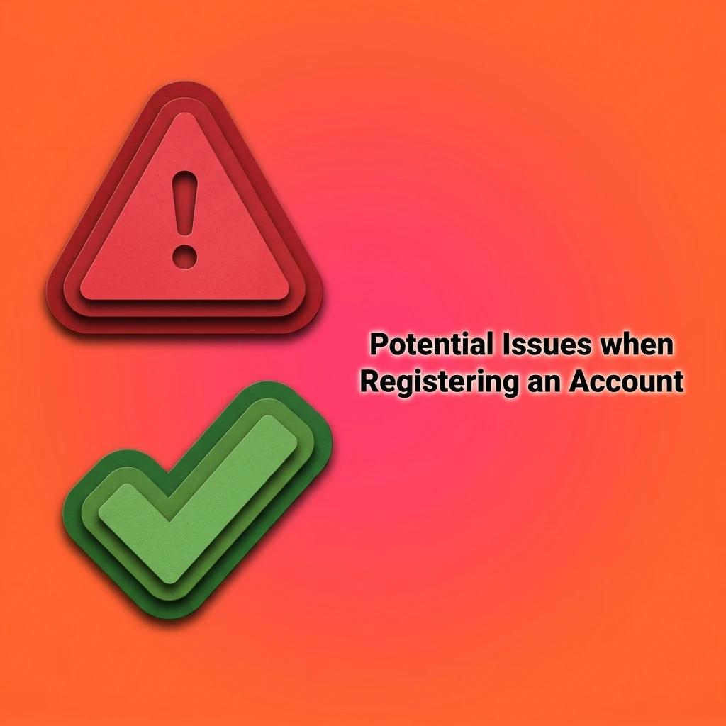 Common registration issues and solutions including email confirmation, form errors, existing accounts, address format, and age verification