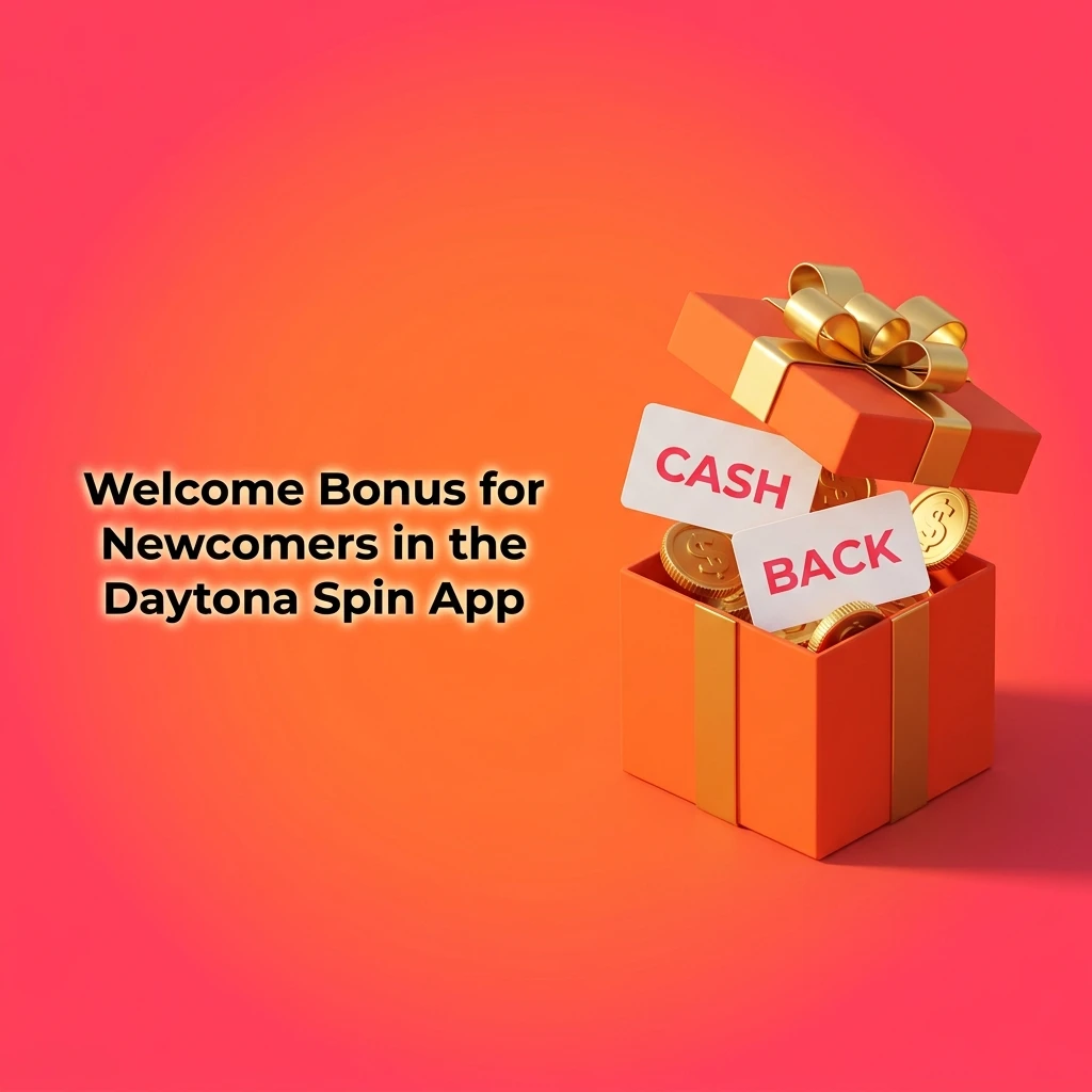 Daytona Spin app welcome bonus showing casino offer of 255% up to £1,500 plus 100 free spins or sports deposit boost