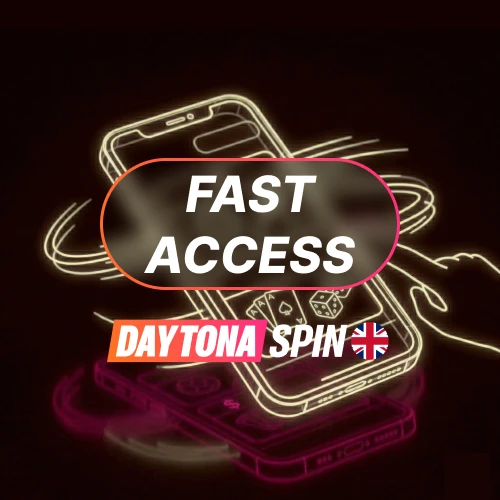 Get instant access to casino and sports via Daytona Spin App.