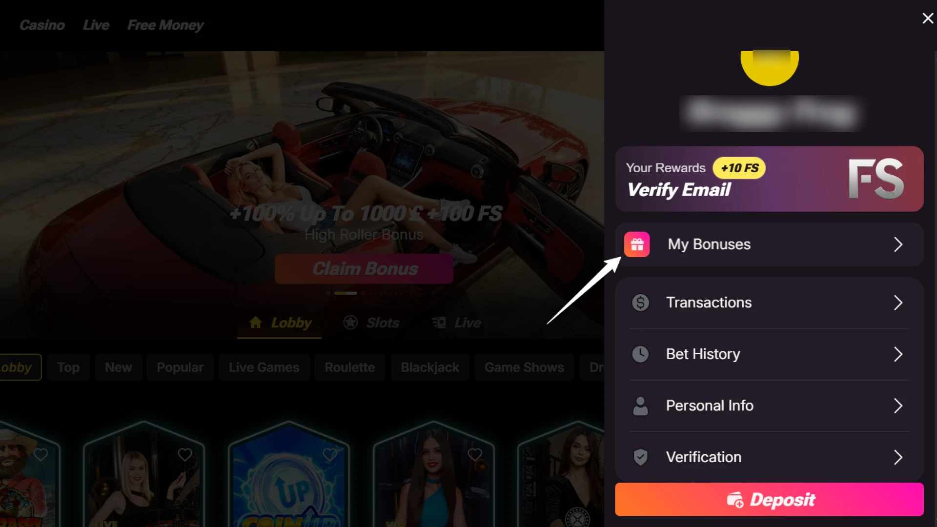 Check your available rewards after your successful Daytona Spin Login.