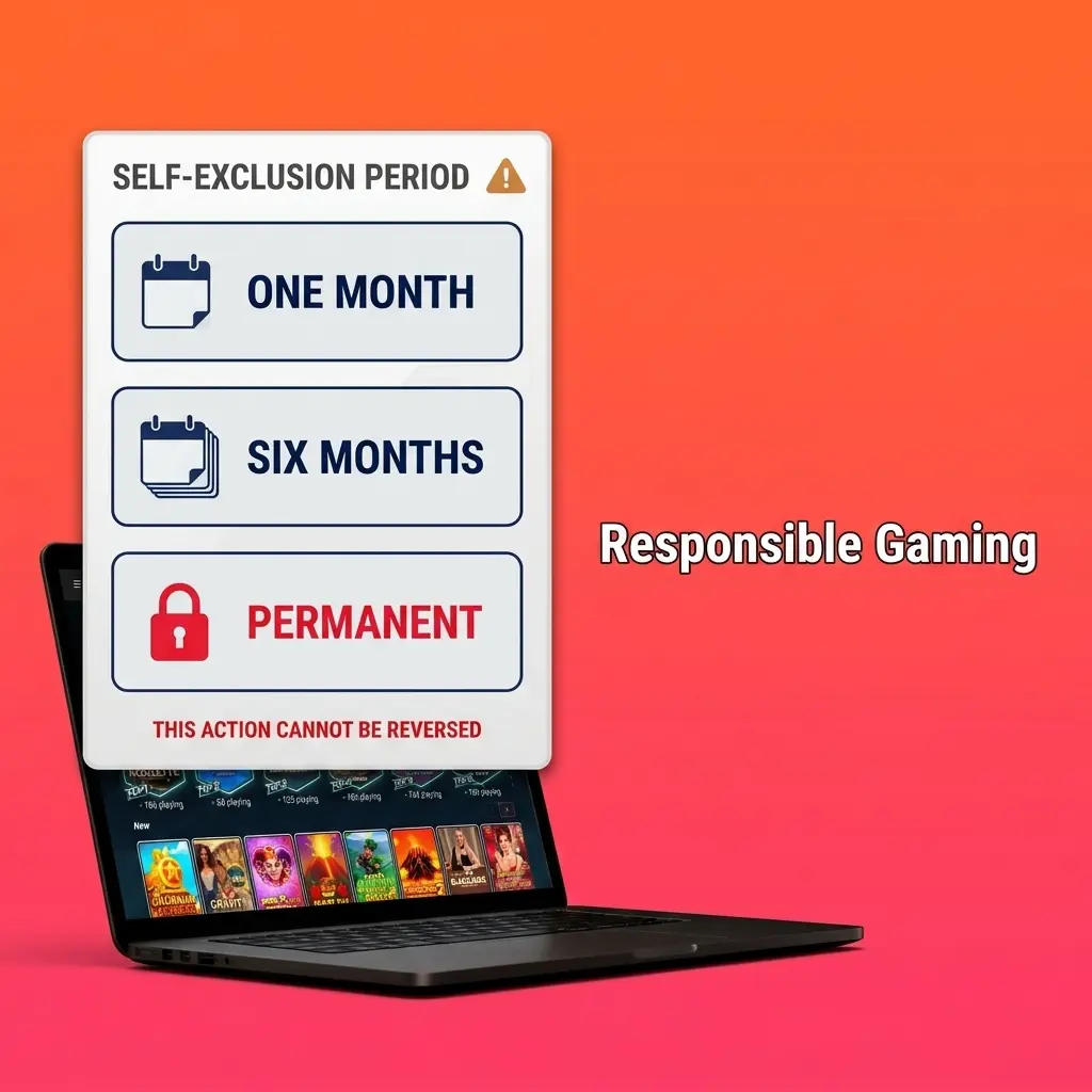 Responsible gaming tools at Daytona Spin including deposit limits, self-exclusion, and UK support links for safe gambling